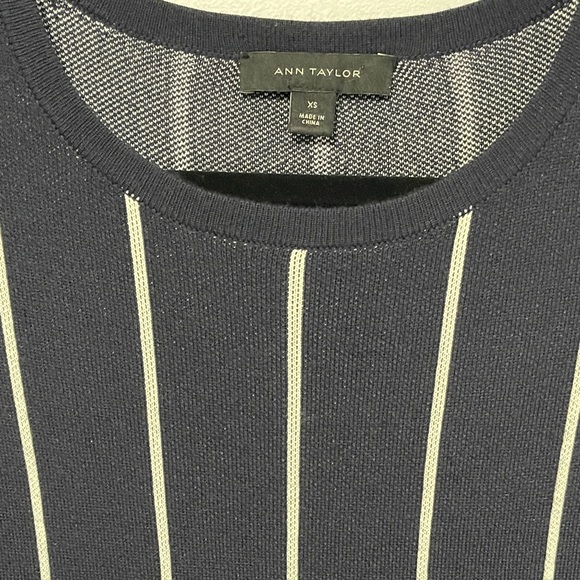 Ann Taylor vertical striped dress - Picture 3 of 3